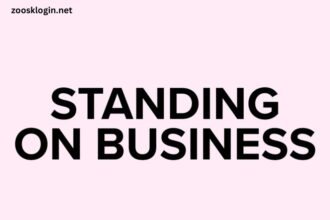 What Does Standing on Business Mean